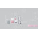 Κουτί αποθήκευσης Infinity Dots 11lt με καπάκι White