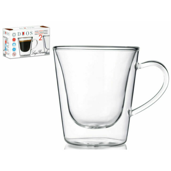 Σετ Φλυτζάνια Espresso 120 ml Thermic Glass Luigi Bormioli