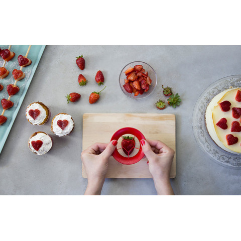 Κόπτης ζαχαροπλαστικής φράουλας Sweet Heart Peleg Design