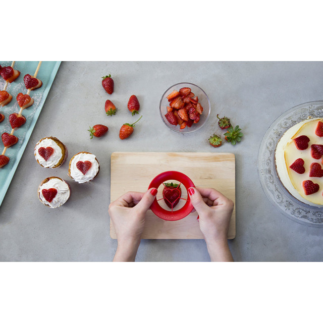 Κόπτης ζαχαροπλαστικής φράουλας Sweet Heart Peleg Design
