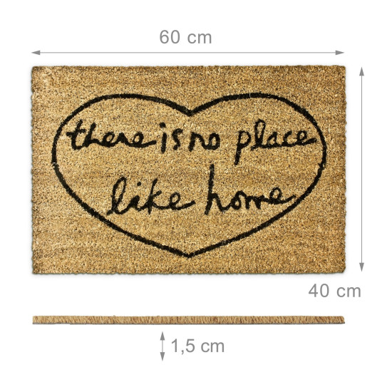 Χαλάκι πόρτας "Heart" Relaxdays Germany