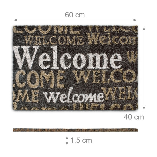 Χαλάκι πόρτας "Welcome" Relaxdays Germany