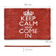 Χαλάκι πόρτας "Keep Calm" Relaxdays Germany