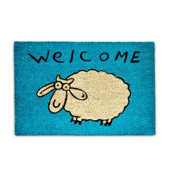 Χαλάκι πόρτας "Sheep blue" Relaxdays Germany
