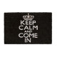 Χαλάκι πόρτας "Keep Calm Black" Relaxdays Germany