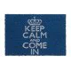 Χαλάκι πόρτας "Keep Calm Blue" Relaxdays Germany