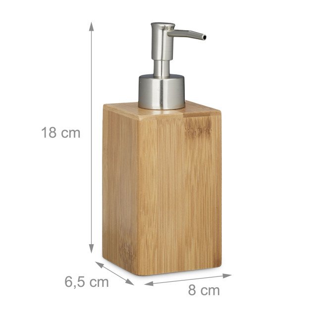 Dispenser νιπτήρα Square mat bamboo Relaxdays Germany