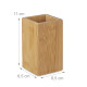 Ποτηροθήκη νιπτήρα Square bamboo Relaxdays Germany
