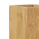 Ποτηροθήκη νιπτήρα Square bamboo Relaxdays Germany