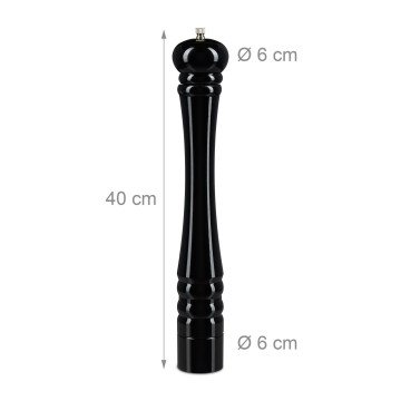 Μύλος μπαχαρικών 40cm Black Relaxdays Μύλος μπαχαρικών 40cm Black Relaxdays