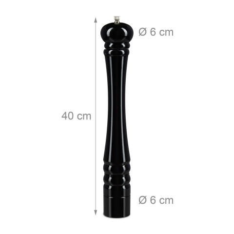 Μύλος μπαχαρικών 40cm Black Relaxdays