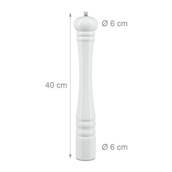 Μύλος μπαχαρικών 40cm White Relaxdays