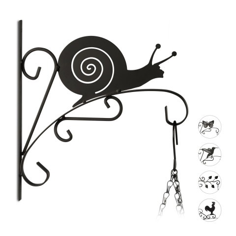 Γάντζος για κρεμαστή γλάστρα "Snail" Relaxdays