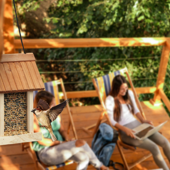 Κρεμαστή ταΐστρα πτηνών Acacia Relaxdays Germany