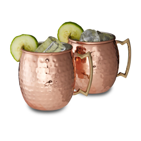 Σετ κούπες coctail Moscow Mule 2τεμ Relaxdays