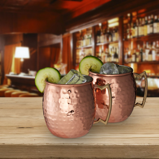 Σετ κούπες coctail Moscow Mule 2τεμ Relaxdays