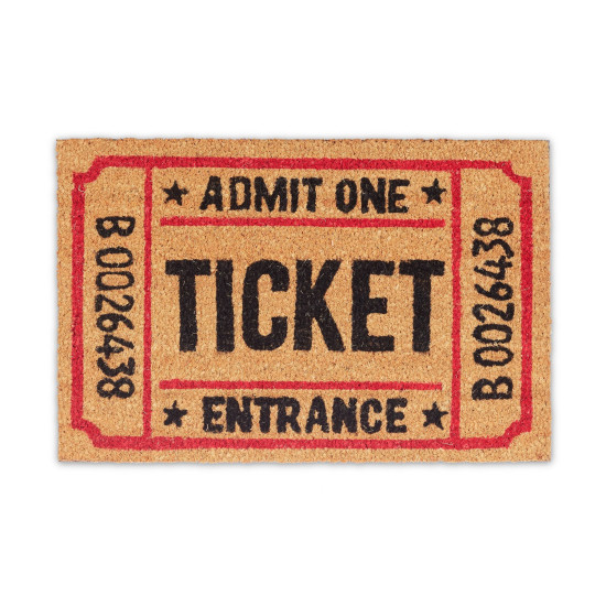 Χαλάκι πόρτας "Ticket" Relaxdays Germany