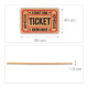 Χαλάκι πόρτας "Ticket" Relaxdays Germany