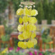 Διακοσμητικό κήπου μελωδός αέρα κοχύλια "Yellow" Relaxdays