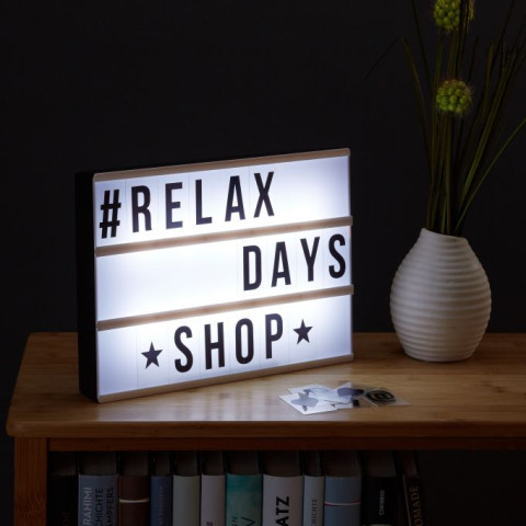 Φωτεινή πινακίδα LED "Deco" Relaxdays Germany