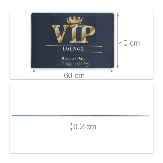 Χαλάκι πόρτας "VIP" Relaxdays Germany
