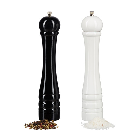 Σετ μύλοι μπαχαρικών "Black & White " 30cm Relaxdays