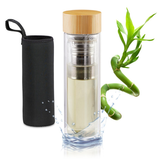 Μπουκάλι τσαγιέρα με καπάκι Bamboo
