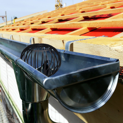 Προστατευτικά για υδρορροές σκεπής Downpipe Leaf stop Σετ 4τεμ Relaxdays