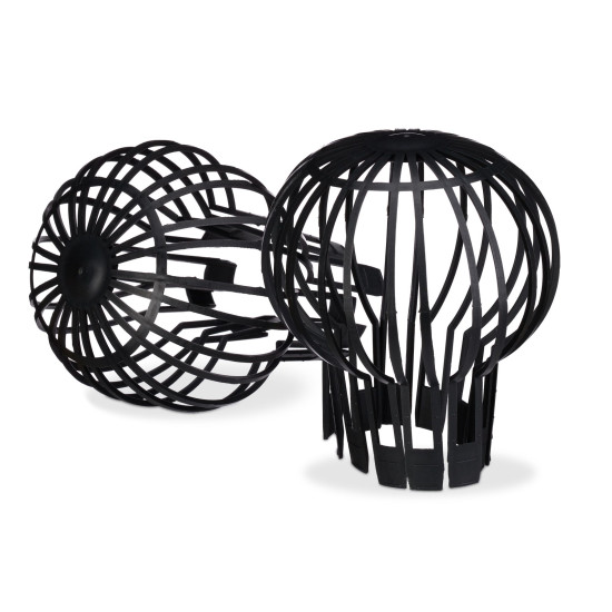 Προστατευτικά για υδρορροές σκεπής Downpipe Leaf stop Σετ 4τεμ Relaxdays