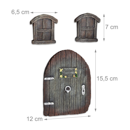 Διακοσμητικό κήπου Fairy Door Relaxdays