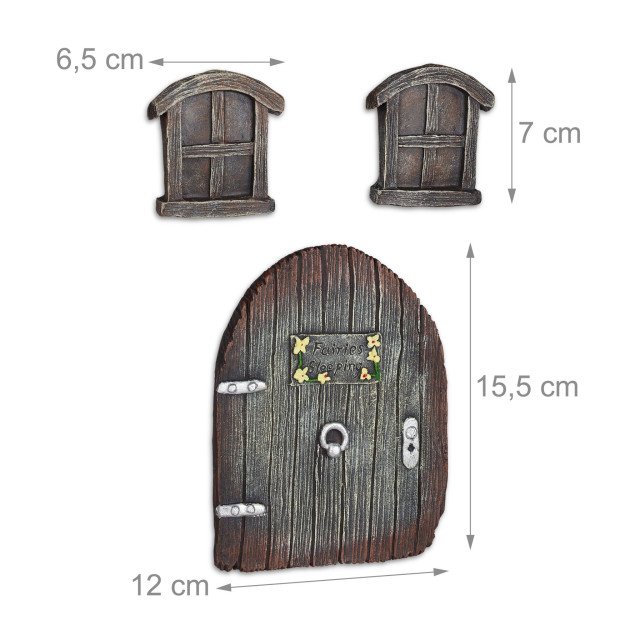 Διακοσμητικό κήπου Fairy Door Relaxdays