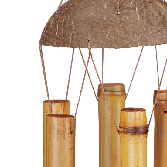 Διακοσμητικό κήπου μελωδός αέρα bamboo XL Relaxdays