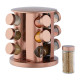 Carousel Μπαχαρικών 12 βαζάκια Copper Relaxdays Germany