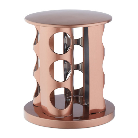 Carousel Μπαχαρικών 12 βαζάκια Copper Relaxdays Germany