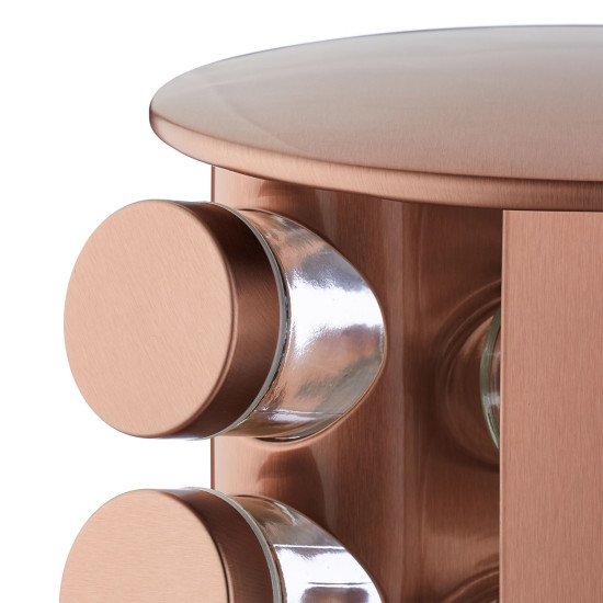 Carousel Μπαχαρικών 12 βαζάκια Copper Relaxdays Germany