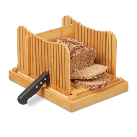 Επιφάνεια κοπής ψωμιού bamboo Relaxdays