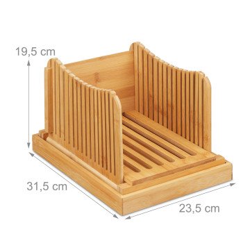 Επιφάνεια κοπής ψωμιού bamboo Relaxdays