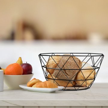 Φρουτιέρα Latice μαύρη Relaxdays Φρουτιέρα Latice μαύρη Relaxdays