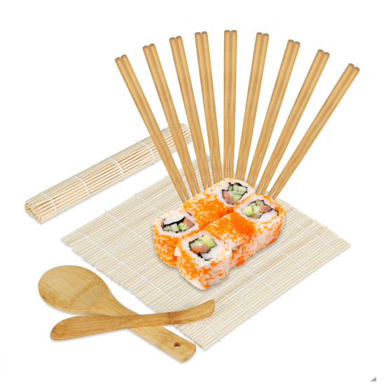 Sushi set bamboo 14 τεμ. Relaxdays