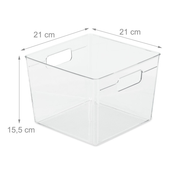 Θήκη οργάνωσης ψυγείου Cube Relaxdays