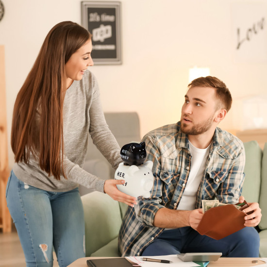 Κουμπαράς γουρούνι His Money & Her Money Relaxdays Germany