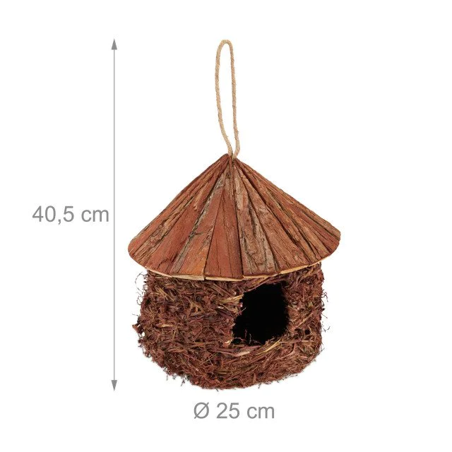 Σπιτάκι πτηνών κήπου "Nest Straw" 
