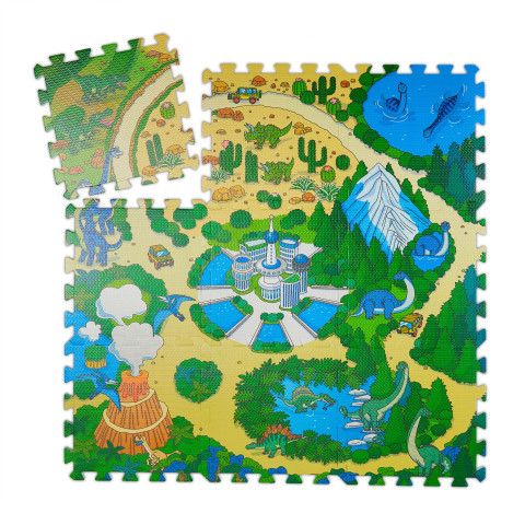 Play mat puzzle πολύχρωμο 9 κομμάτια Relaxdays Germany 