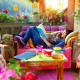 Παγίδες για σφήκες σετ 2τεμ Orange Relaxdays