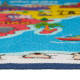 Παιδική μοκέτα Παγκόσμιος Χάρτης 150x100 cm Relaxdays Germany