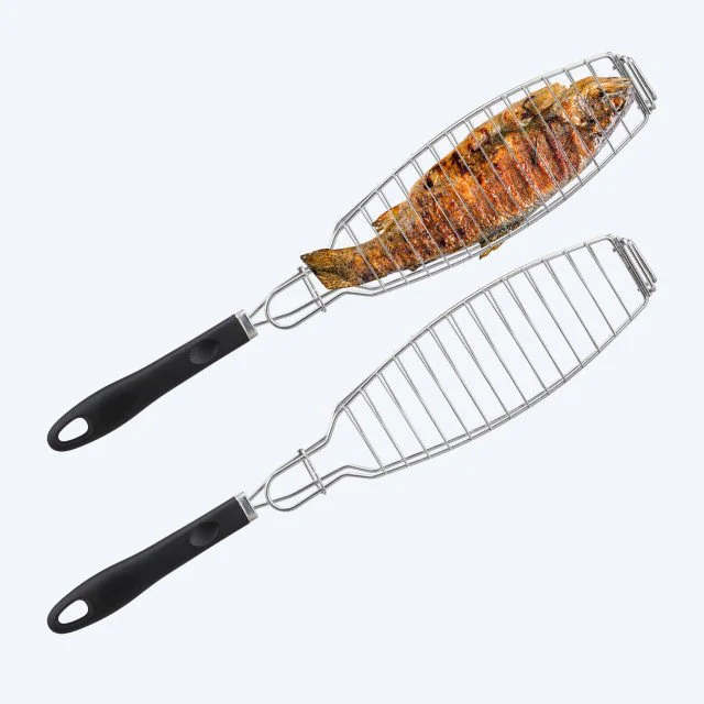 Σχάρα bbq για ψήσιμο ψαριών Relaxdays