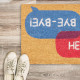 Χαλάκι πόρτας "Hello-Bye" Relaxdays Germany