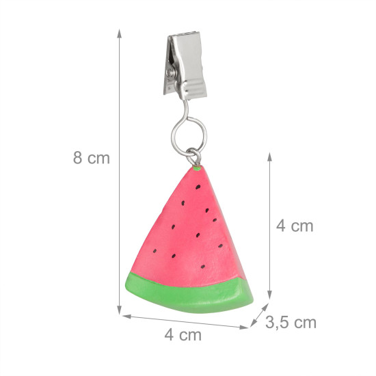 Βαρίδια τραπεζομάντιλου σετ 8τεμ Watermelon Relaxdays