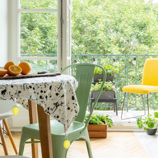 Βαρίδια τραπεζομάντιλου σετ 8τεμ Lemon Relaxdays