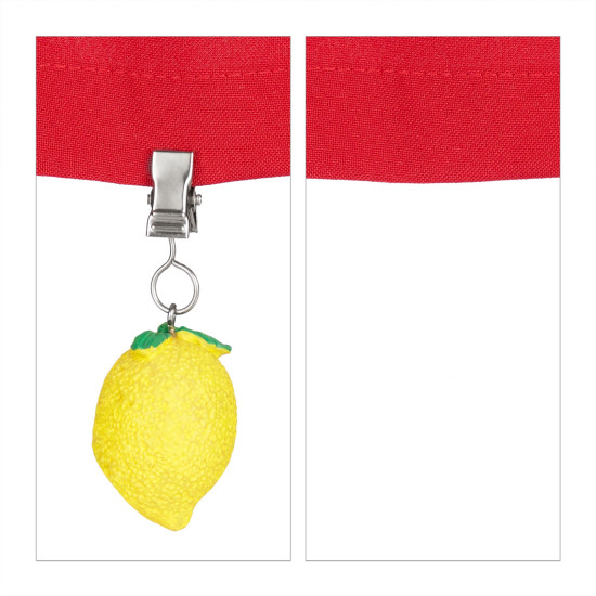 Βαρίδια τραπεζομάντιλου σετ 8τεμ Lemon Relaxdays